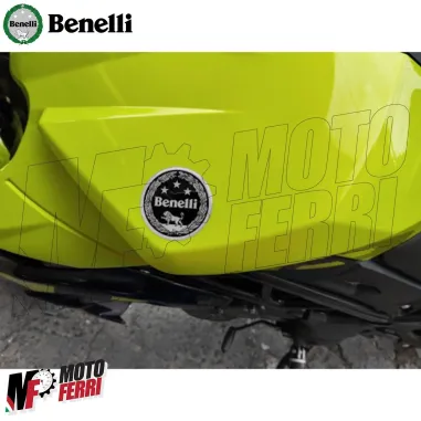MF5113 Kit 2 Adesivo Resinato Logo Benelli Nero per TRK Leoncino BN 752S 502C