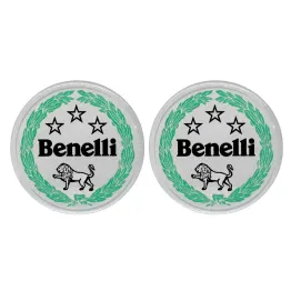 MF5114 Kit 2 Adesivo Resinato 3D Logo Benelli per TRK Leoncino BN 752S 502C