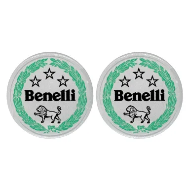 MF5114 Kit 2 Adesivo Resinato 3D Logo Benelli per TRK Leoncino BN 752S 502C