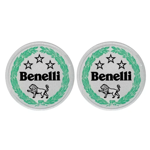 MF5114 Kit 2 Adesivo Resinato 3D Logo Benelli per TRK Leoncino BN 752S 502C