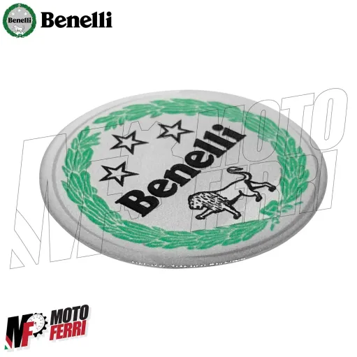 MF5114 Kit 2 Adesivo Resinato 3D Logo Benelli per TRK Leoncino BN 752S 502C