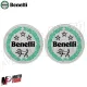 MF5114 Kit 2 Adesivo Resinato 3D Logo Benelli per TRK Leoncino BN 752S 502C