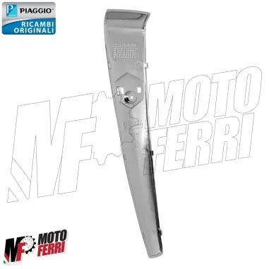MF5115 - Nasello Anteriore Cromato + Emblema Piaggio Beverly 125 250 300 400 500