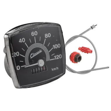 MF5117 Contachilometri Scala 120km/h + Cavo + Ingranaggi per Vespa 50 Special