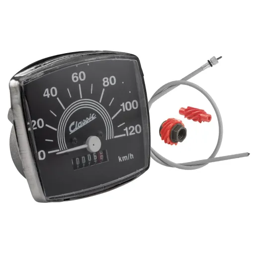 MF5117 Contachilometri Scala 120km/h + Cavo + Ingranaggi per Vespa 50 Special