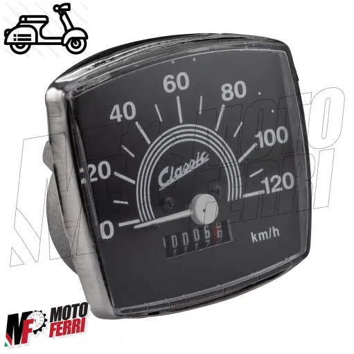 MF5117 Contachilometri Scala 120km/h + Cavo + Ingranaggi per Vespa 50 Special