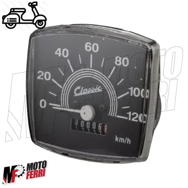 MF5117 Contachilometri Scala 120km/h + Cavo + Ingranaggi per Vespa 50 Special