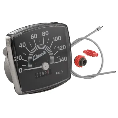 MF5118 Contachilometri Scala 140 km/h + Cavo + Ingranaggi per Vespa 50 Special