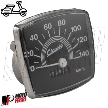 MF5118 Contachilometri Scala 140 km/h + Cavo + Ingranaggi per Vespa 50 Special