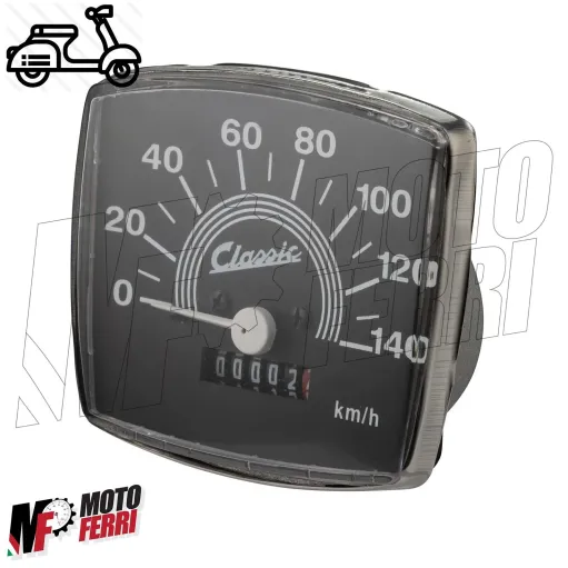MF5118 Contachilometri Scala 140 km/h + Cavo + Ingranaggi per Vespa 50 Special