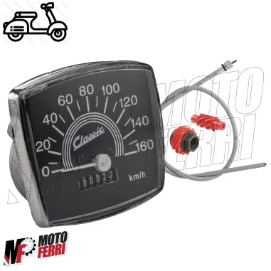 MF5119 Contachilometri Scala 160km/h + Cavo + Ingranaggi per Vespa 50 Special