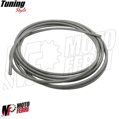 MF5120 Tubo Freno in treccia Aeronautico Universale Moto Senza Guaina - 1 Metro