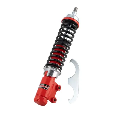 MF0340 Ammortizzatore anteriore CARBONE Regolabile rosso VESPA 50 125 PK XL FL FL2 HP