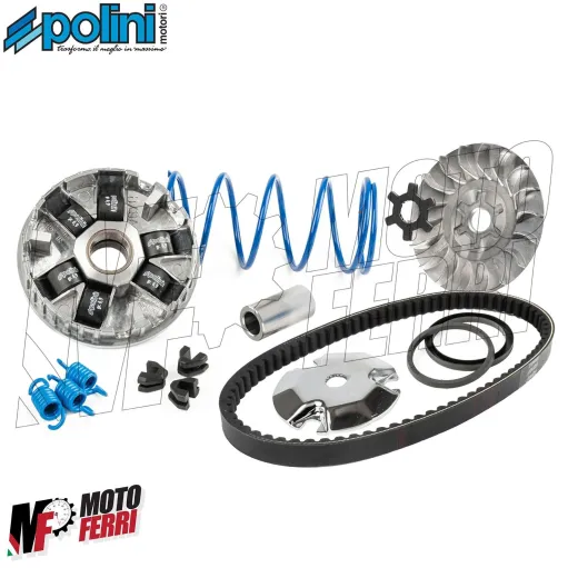 MF1918 Variatore Polini + Cinghia 50 2T Minarelli F12 Booster Aerox F15 Nitro
