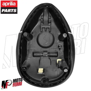 MF3335 Sella Aprilia Scarabeo 50 2T Originale Monoposto in Pelle Nera