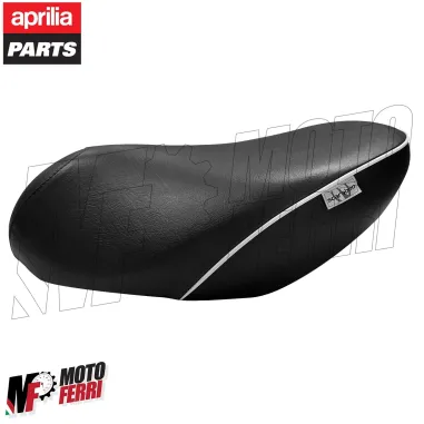 MF3335 Sella Aprilia Scarabeo 50 2T Originale Monoposto in Pelle Nera
