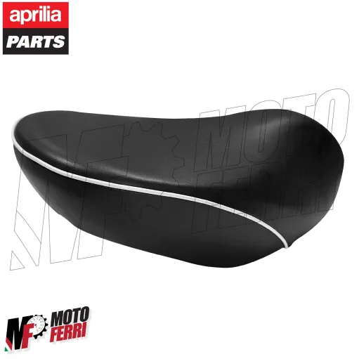 MF3335 Sella Aprilia Scarabeo 50 2T Originale Monoposto in Pelle Nera