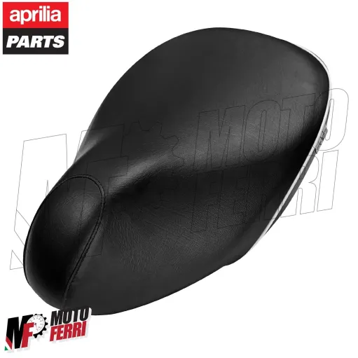 MF3335 Sella Aprilia Scarabeo 50 2T Originale Monoposto in Pelle Nera
