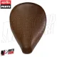 MF5129 - Sella Aprilia Scarabeo 50 2T Originale Monoposto in Pelle Marrone Cuoio