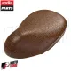 MF5129 - Sella Aprilia Scarabeo 50 2T Originale Monoposto in Pelle Marrone Cuoio