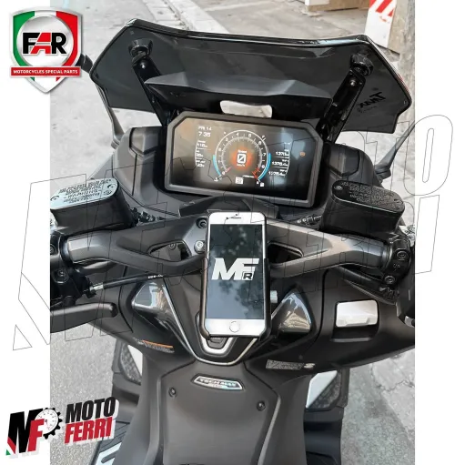 MF3310 Supporto Porta Smartphone Universale FAR per Yamaha TMax 560 2022 - 2025