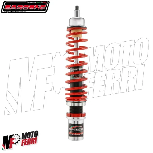 MF5133 Ammortizzatore Anteriore Carbone Hi-Tech Rosso Vespa PX / T5 125 150 200