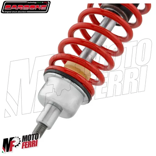 MF5133 Ammortizzatore Anteriore Carbone Hi-Tech Rosso Vespa PX / T5 125 150 200