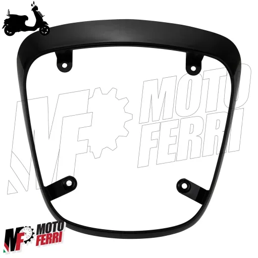 MF5134 Cornice Nero Lucido Fanale Stop per Vespa Primavera / Sprint 50 125 150