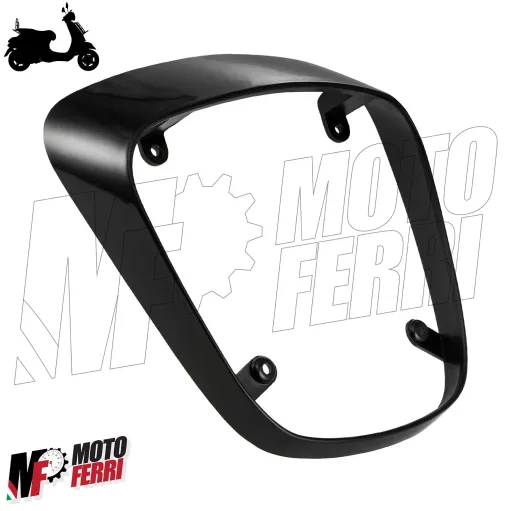 MF5134 Cornice Nero Lucido Fanale Stop per Vespa Primavera / Sprint 50 125 150