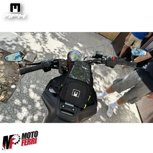 MF3425 Borsa Borsello per Serbatoio Universale Moto MPH con Magneti e Cinghie