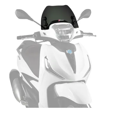 MF5152 Cupolino Spoiler Nero Fume Faco Piaggio Beverly 300 400 HPE 2021 / 2024