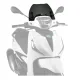 MF5152 Cupolino Spoiler Nero Fume Faco Piaggio Beverly 300 400 HPE 2021 / 2024