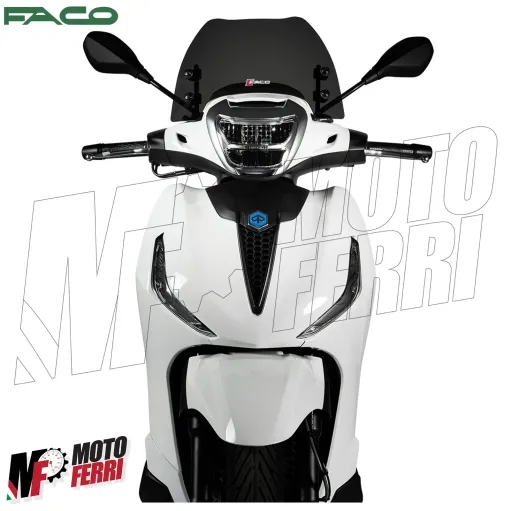 MF5152 Cupolino Spoiler Nero Fume Faco Piaggio Beverly 300 400 HPE 2021 / 2024