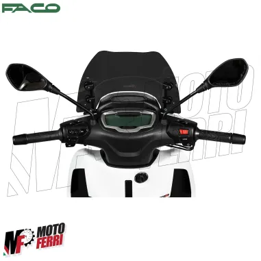 MF5152 Cupolino Spoiler Nero Fume Faco Piaggio Beverly 300 400 HPE 2021 / 2024