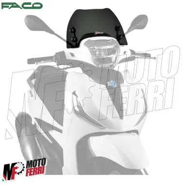 MF5152 Cupolino Spoiler Nero Fume Faco Piaggio Beverly 300 400 HPE 2021 / 2024