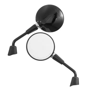 MF5157 Specchietti Shorty Destro Sinistro Nero Lucido Vespa Primavera 50 125 150