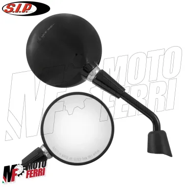 MF5157 Specchietti Shorty Destro Sinistro Nero Lucido Vespa Primavera 50 125 150