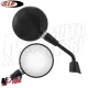 MF5157 Specchietti Shorty Destro Sinistro Nero Lucido Vespa Primavera 50 125 150