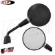 MF5157 - Specchietti Shorty Sportivi Nero Lucido Vespa GTS 125 300 HPE 2018/2022