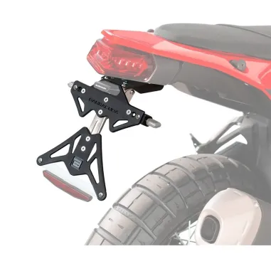 MF5164 Portatarga Barracuda Sportivo Regolabile per Yamaha Tenere 700 2019/2024