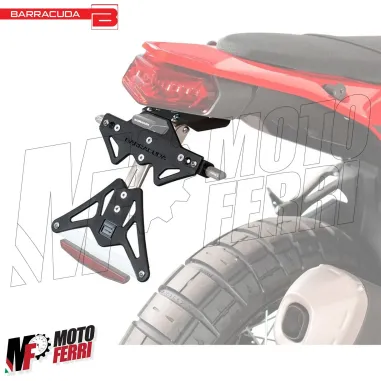 MF5164 Portatarga Barracuda Sportivo Regolabile per Yamaha Tenere 700 2019/2024