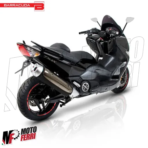 MF1368 Portatarga Sportivo Barracuda Yamaha TMax 500cc 2008 2009 2010 2011