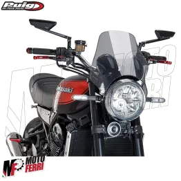 MF5183 Cupolino Puig Fumè Universale Moto Faro Tondo Yamaha Honda Kawasaki BMW 2