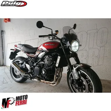 MF5183 Cupolino Puig Fumè Universale Moto Faro Tondo Yamaha Honda Kawasaki BMW