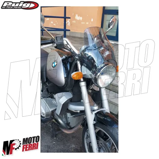 MF5183 Cupolino Puig Fumè Universale Moto Faro Tondo Yamaha Honda Kawasaki BMW