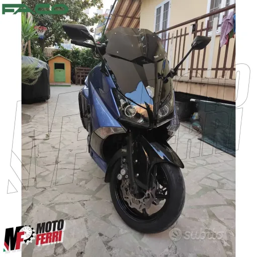 MF1910 Cupolino Parabrezza Faco Fume Basso Yamaha TMax 530 dal 2012 al 2016