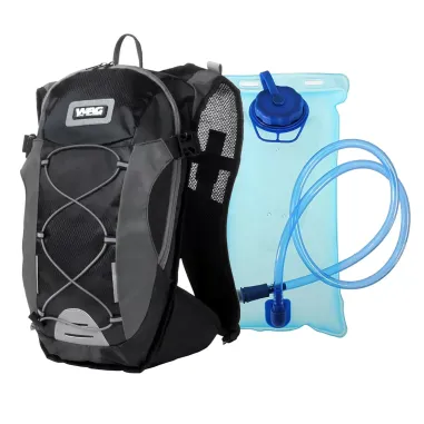 MF5187 Zaino Idrico per Moto Enduro Cross Off Road WAG nero porta Casco 14Lt