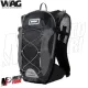 MF5187 Zaino Idrico per Moto Enduro Cross Off Road WAG nero porta Casco 14Lt