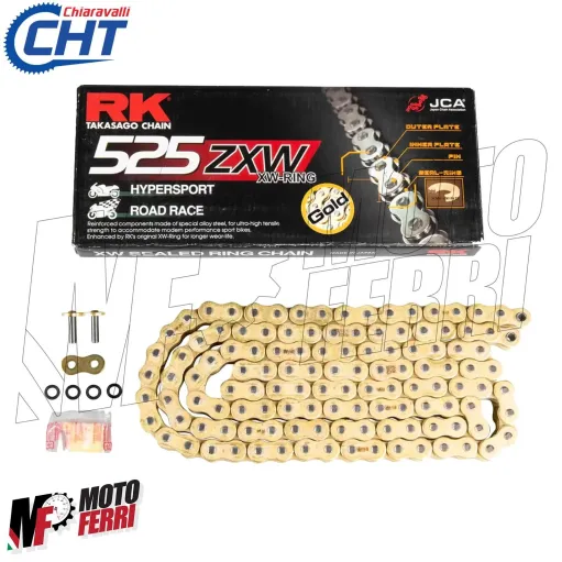 MF5190 Kit Catena RK 525 Corona 45 Pignone 16 Yamaha YZF R6 dal 2006 al 2024