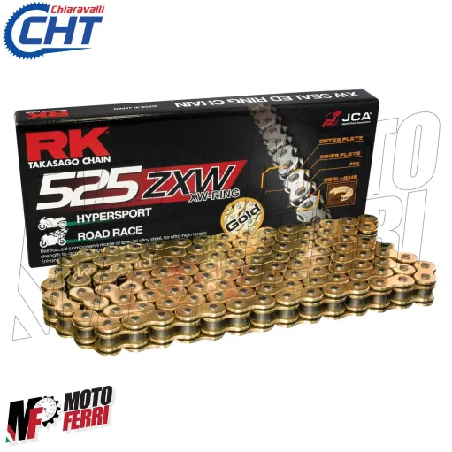 MF5190 Kit Catena RK 525 Corona 45 Pignone 16 Yamaha YZF R6 dal 2006 al 2024